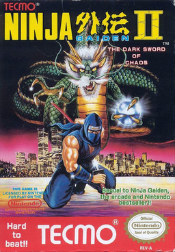 Ninja Gaiden II: The Dark Sword of Chaos Cover