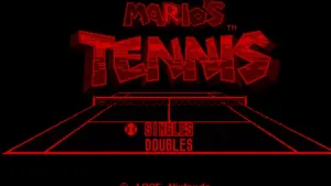 Mario's Tennis screenshot 2